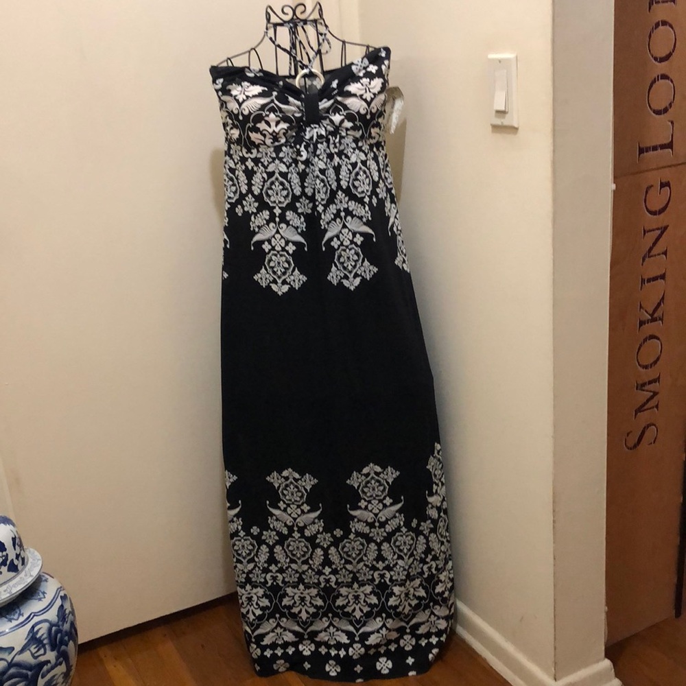 NWT Derek heart 🖤 halter maxi dress